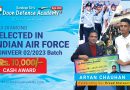 Aryan Chauhan’s Success: Chosen for IAF Agniveer 02/2023 & Awarded ₹10,000 at Doon Defence Academy