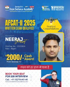 Qualifier AFCAT II 2025 Written Examination Result