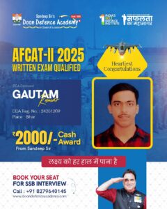 Qualifier AFCAT II 2025 Written Examination Result