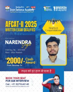 Qualifier AFCAT II 2025 Written Examination Result