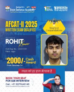 Qualifier AFCAT II 2025 Written Examination Result