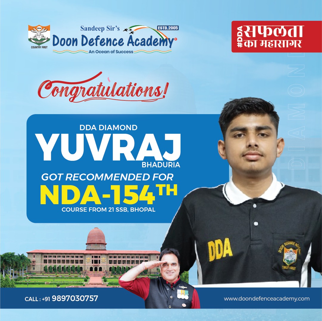 selection of doon defence academy