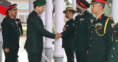 Lt Gen Devendra Sharma Visits Indian Military Academy, Dehradun