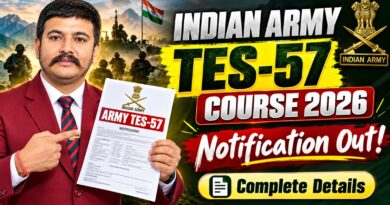 Indian Army TES-57 Notification 2026